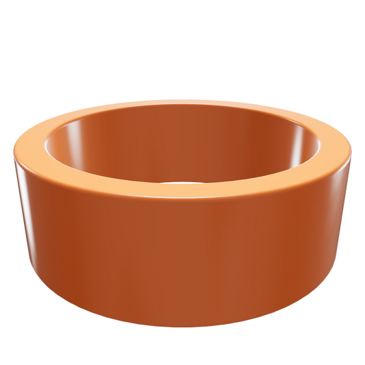 Anilla de 18 mm de plástico para gallinas.