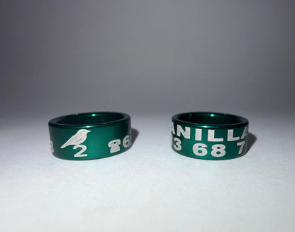 Anilla de 12 mm de aluminio anodizado.