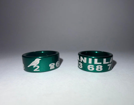 Anilla de 12 mm de aluminio anodizado.