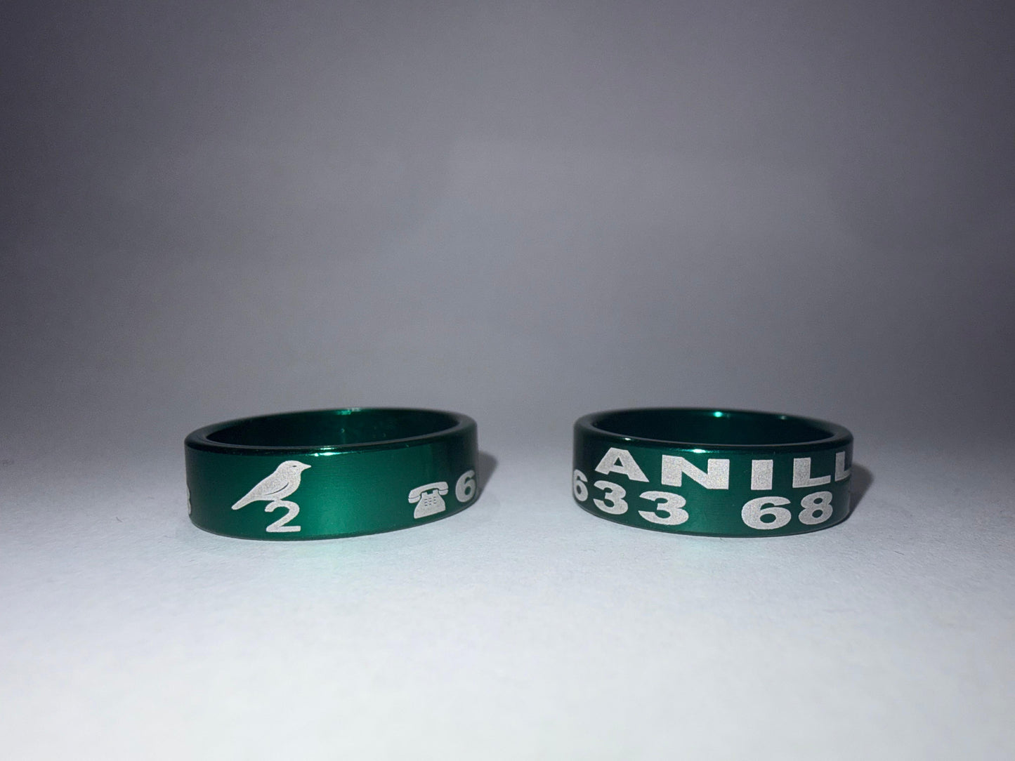 Anilla de 18 mm de aluminio anodizado