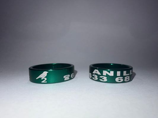 Anilla de 18 mm de aluminio anodizado