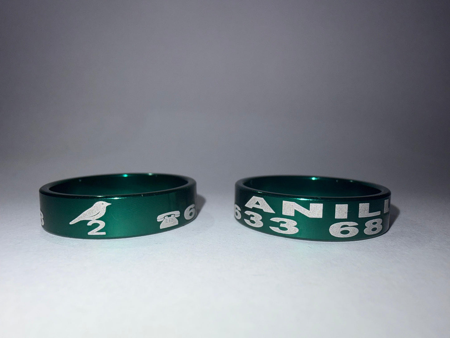 Anilla de 22 mm de aluminio anodizado
