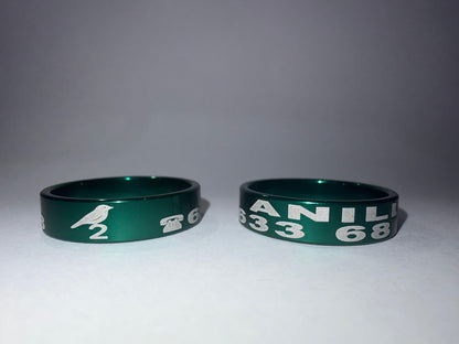 Anilla de 22 mm de aluminio anodizado
