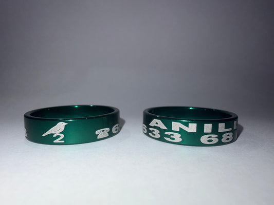 Anilla de 22 mm de aluminio anodizado