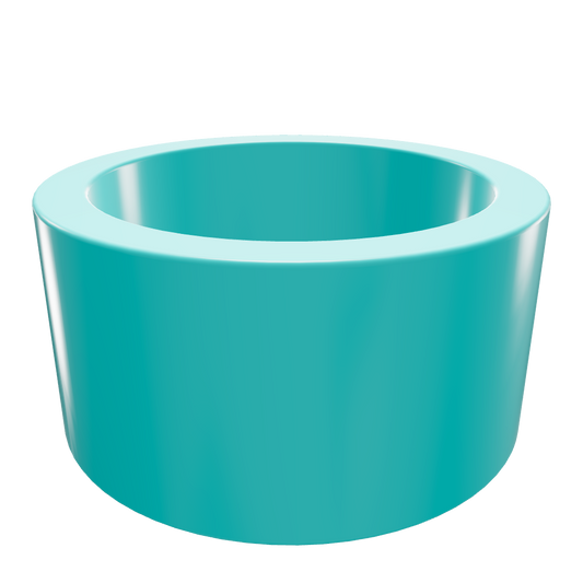 Anilla de 12 mm de plástico para gallinas.